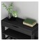 SogesPower 5 Tier Shoe Storage Shelf Free Standing Shoe Organizer for Entryway, Hallway, Black Wooden Shoe Rack